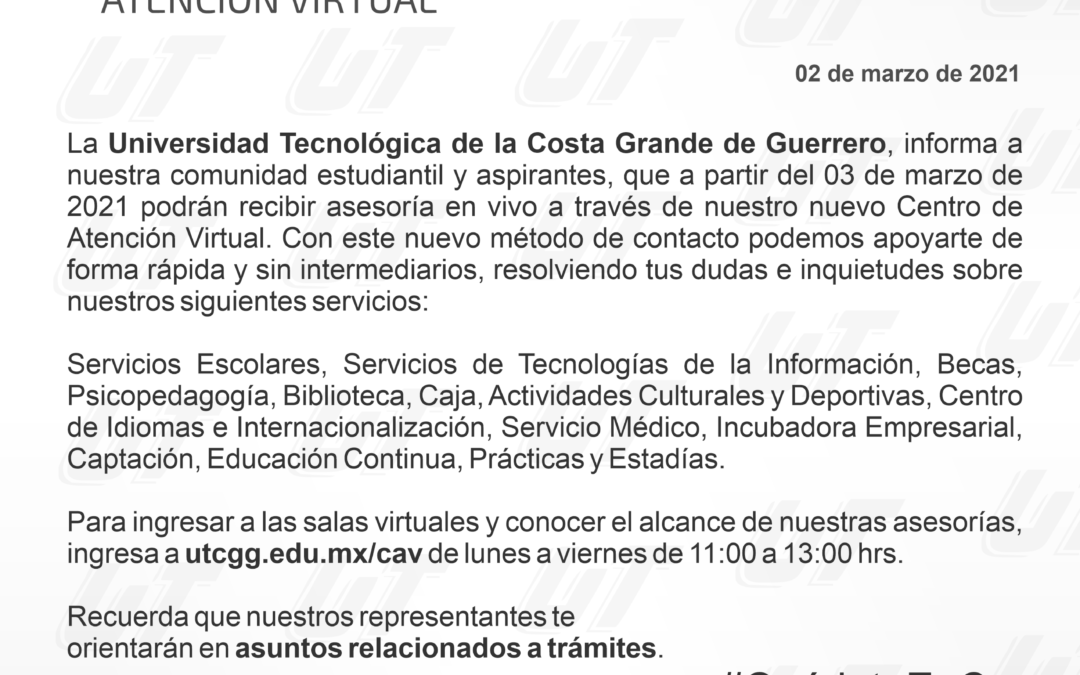 Centro de Atención Virtual – Nosotros te orientamos